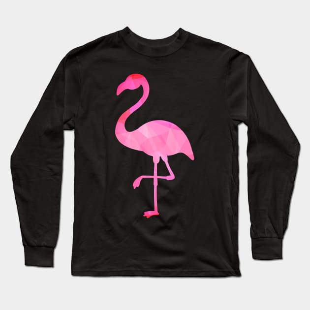 Flamingo Long Sleeve T-Shirt by Morishasha